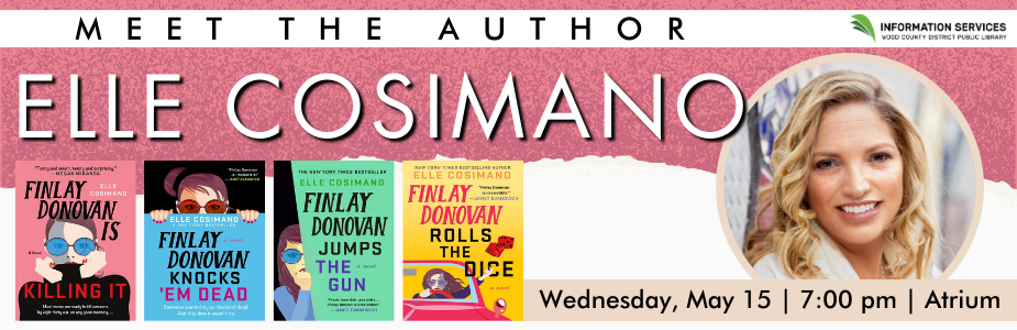 Meet bestselling author Elle Cosimano on Wednesday, May 15 at 7:00 pm.