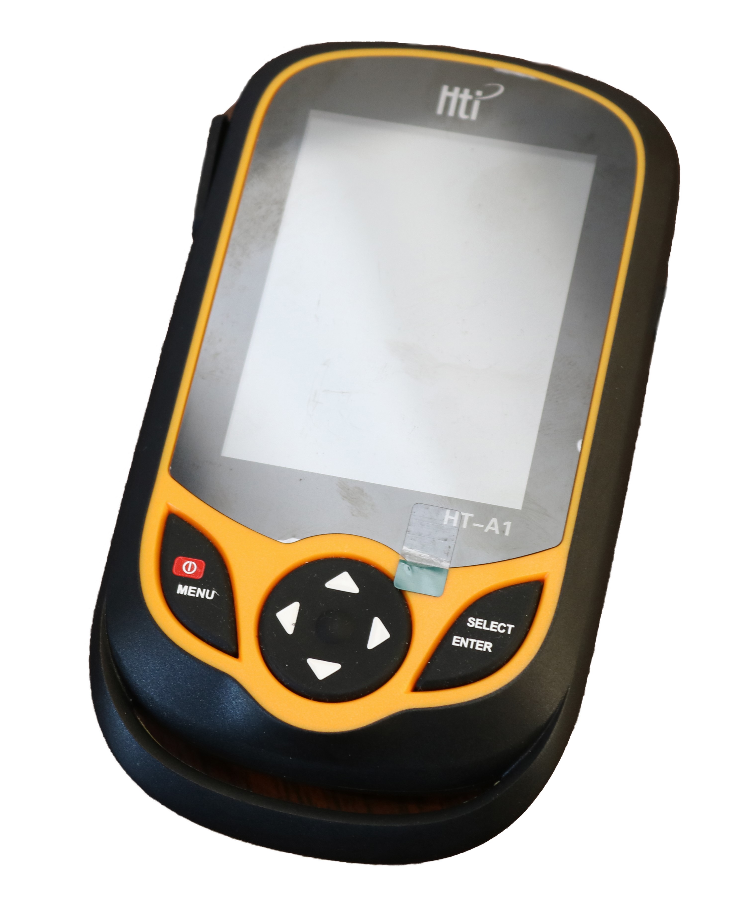 A yellow and black thermal imaging camera.