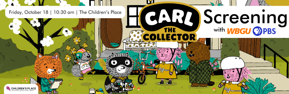 See a preview of new show Carl the Collector on Friday, October 18 at 10:30 am.