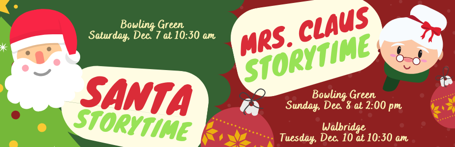 Join us for festive storytimes this December.