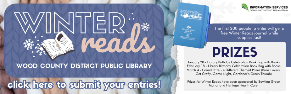 Submit every book you read this winter for a chance to win during Winter Reads.